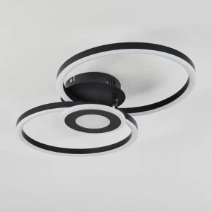 hofstein Plafonnier Serzedelo LED Noir, 1 lumière* Lampes Modernes