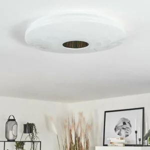 hofstein Plafonnier Shoi LED Blanc, 1 lumière, Détecteur de mouvement* Lampes Modernes