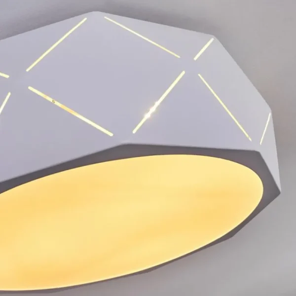 hofstein Plafonnier Shouver Blanc, 3 lumières* Lampes Modernes