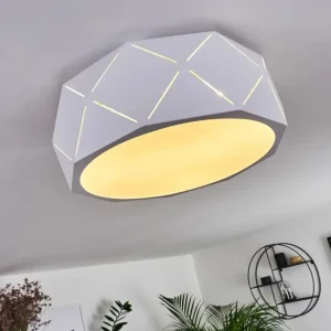 hofstein Plafonnier Shouver Blanc, 3 lumières* Lampes Modernes