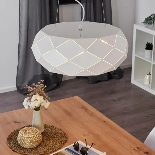 hofstein Plafonnier Shouver LED Blanc, 1 lumière* Lampes Modernes