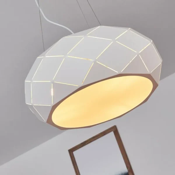 hofstein Plafonnier Shouver LED Blanc, 1 lumière* Lampes Modernes