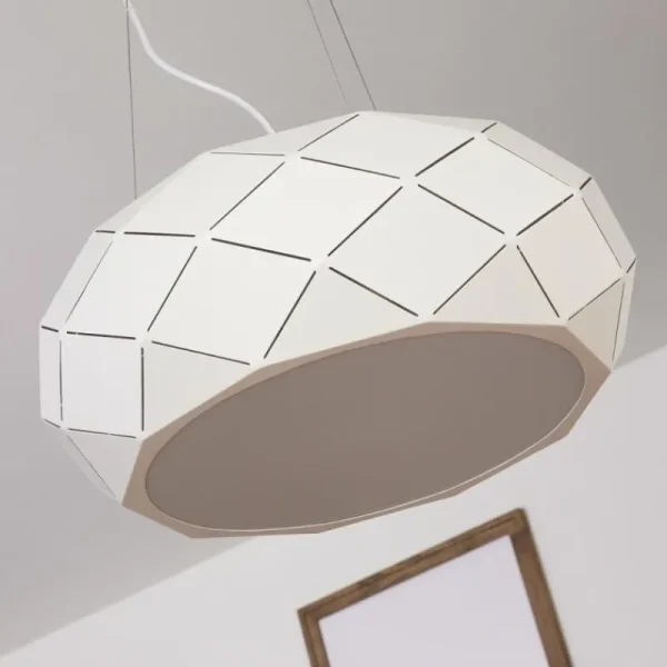 hofstein Plafonnier Shouver LED Blanc, 1 lumière* Lampes Modernes