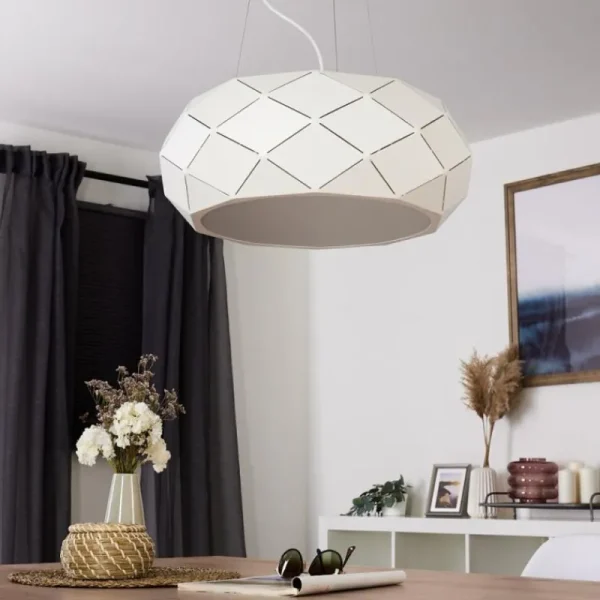 hofstein Plafonnier Shouver LED Blanc, 1 lumière* Lampes Modernes