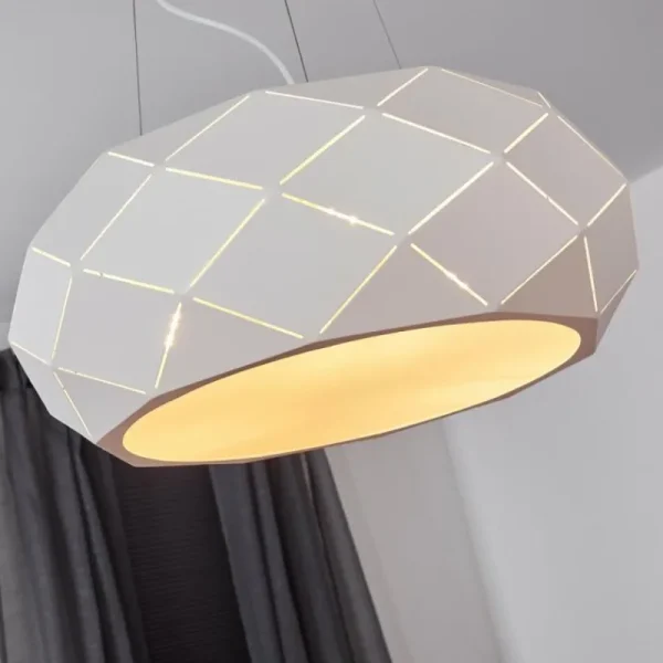 hofstein Plafonnier Shouver LED Blanc, 1 lumière* Lampes Modernes