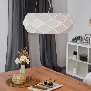 hofstein Plafonnier Shouver LED Blanc, 1 lumière* Lampes Modernes