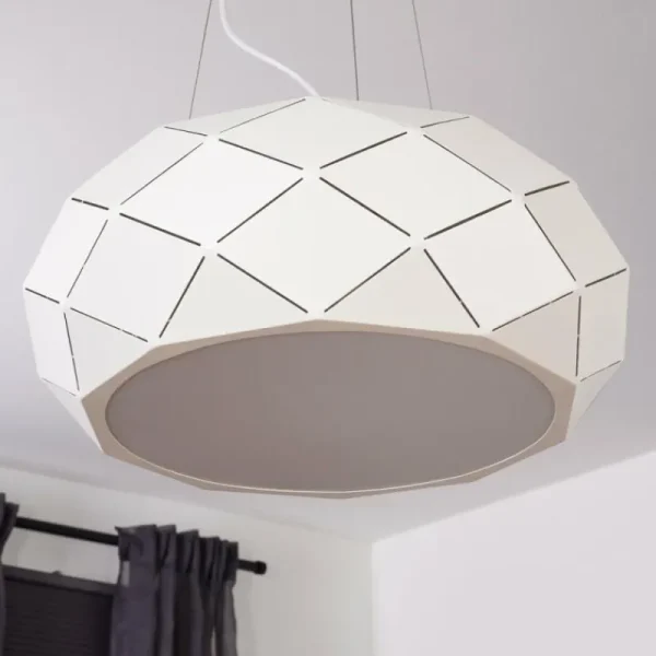 hofstein Plafonnier Shouver LED Blanc, 1 lumière* Lampes Modernes
