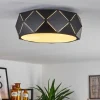 hofstein Plafonnier Shouver Noir, Blanc, 3 lumières* Lampes Modernes