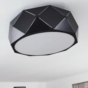 hofstein Plafonnier Shouver Noir, Blanc, 3 lumières* Lampes Modernes