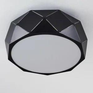 hofstein Plafonnier Shouver Noir, Blanc, 3 lumières* Lampes Modernes