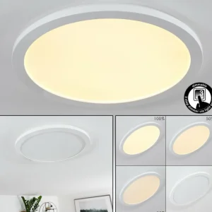 hofstein Plafonnier Siguna LED Blanc, 1 lumière* Lampes Modernes