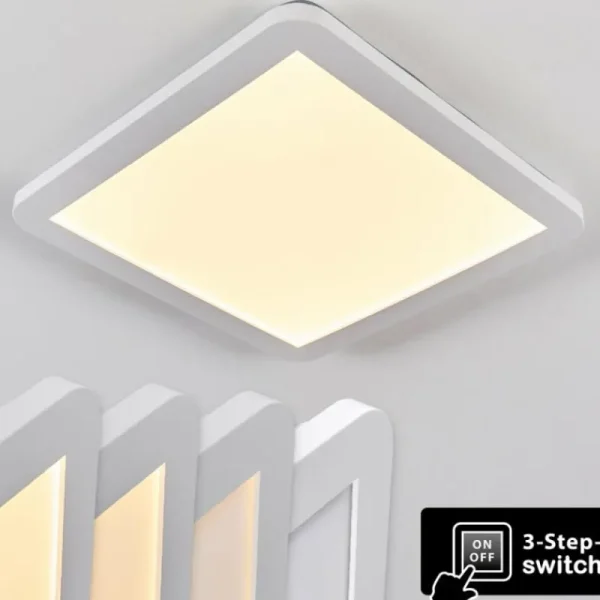 hofstein Plafonnier Siguna LED Blanc, 1 lumière* Lampes Modernes