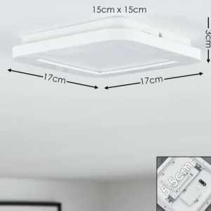 hofstein Plafonnier Siguna LED Blanc, 1 lumière* Lampes Modernes