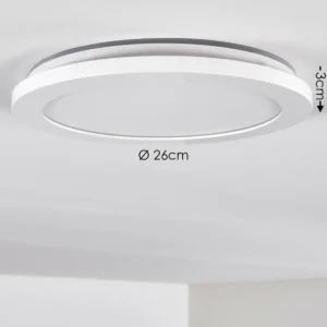 hofstein Plafonnier Siguna LED Blanc, 1 lumière* Lampes Modernes