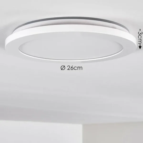 hofstein Plafonnier Siguna LED Blanc, 1 lumière* Lampes Modernes