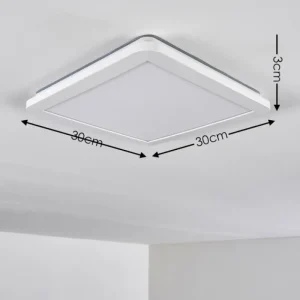 hofstein Plafonnier Siguna LED Blanc, 1 lumière* Lampes Modernes