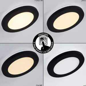 hofstein Plafonnier Siguna LED Blanc, 1 lumière* Lampes Modernes