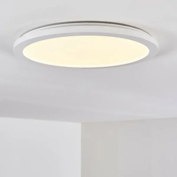 hofstein Plafonnier Siguna LED Blanc, 1 lumière* Lampes Modernes
