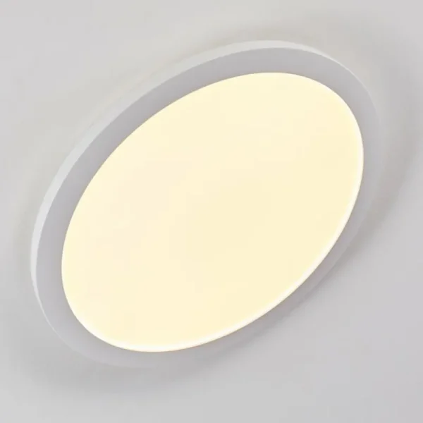 hofstein Plafonnier Siguna LED Blanc, 1 lumière* Lampes Modernes