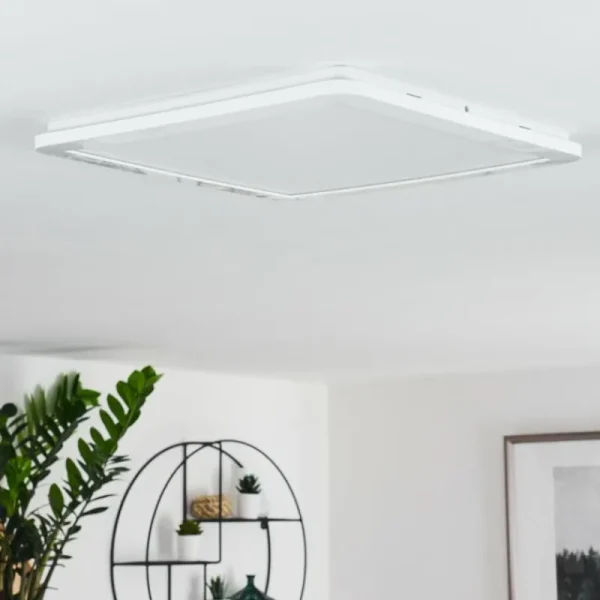 hofstein Plafonnier Siguna LED Blanc, 1 lumière* Lampes Modernes