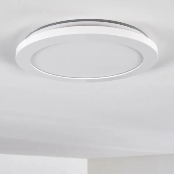 hofstein Plafonnier Siguna LED Blanc, 1 lumière* Lampes Modernes