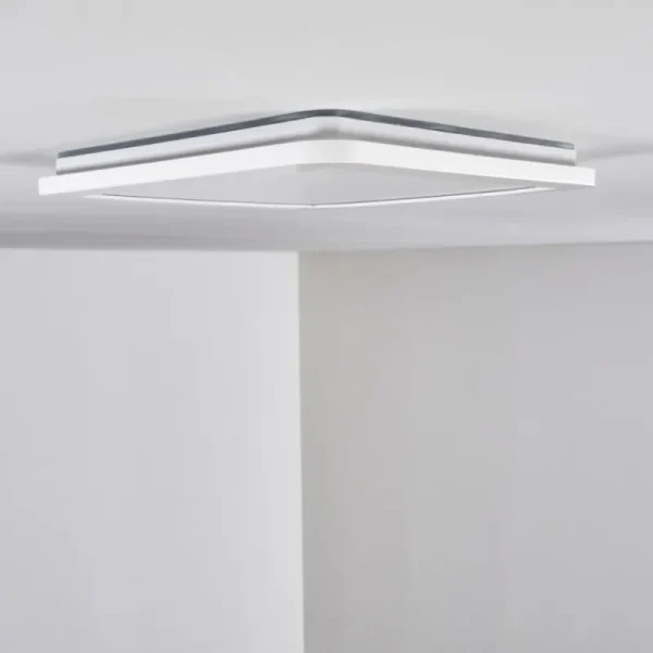 hofstein Plafonnier Siguna LED Blanc, 1 lumière* Lampes Modernes