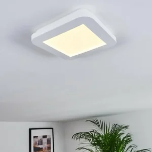 hofstein Plafonnier Siguna LED Blanc, 1 lumière* Lampes Modernes