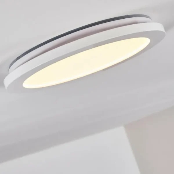 hofstein Plafonnier Siguna LED Blanc, 1 lumière* Lampes Modernes