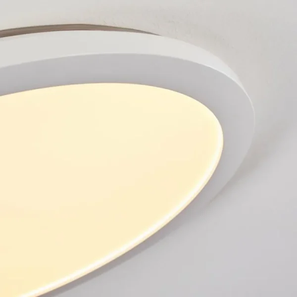 hofstein Plafonnier Siguna LED Blanc, 1 lumière* Lampes Modernes