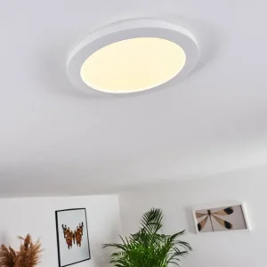 hofstein Plafonnier Siguna LED Blanc, 1 lumière* Lampes Modernes
