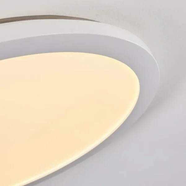 hofstein Plafonnier Siguna LED Blanc, 1 lumière* Lampes Modernes