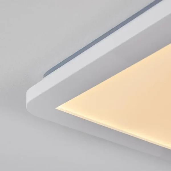 hofstein Plafonnier Siguna LED Blanc, 1 lumière* Lampes Modernes