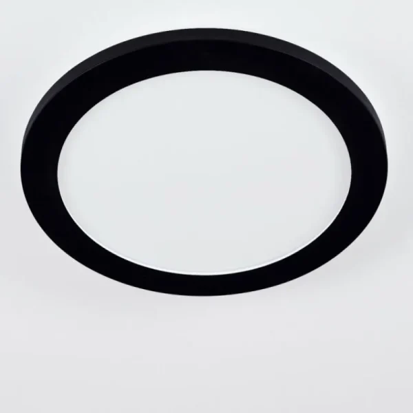 hofstein Plafonnier Siguna LED Noir, 1 lumière* Lampes Modernes