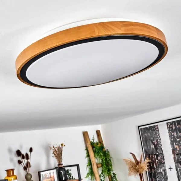 hofstein Plafonnier Sobredo LED Écru, Noir, Blanc, 1 lumière* Lampes Modernes