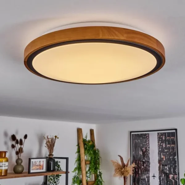 hofstein Plafonnier Sobredo LED Écru, Noir, Blanc, 1 lumière* Lampes Modernes