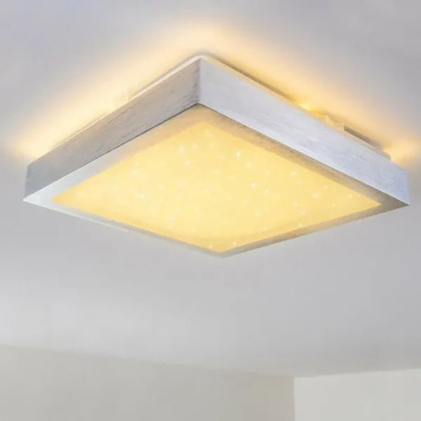 hofstein Plafonnier Sora Star LED Blanc, 1 lumière* Lampes Modernes