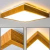 hofstein Plafonnier Sora Wood LED Bois clair, 1 lumière* Lampes Modernes