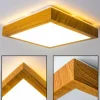 hofstein Plafonnier Sora Wood LED Bois clair, 1 lumière* Lampes Modernes