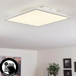 hofstein Plafonnier Sordos LED Blanc, 1 lumière, Détecteur de mouvement* Lampes Modernes