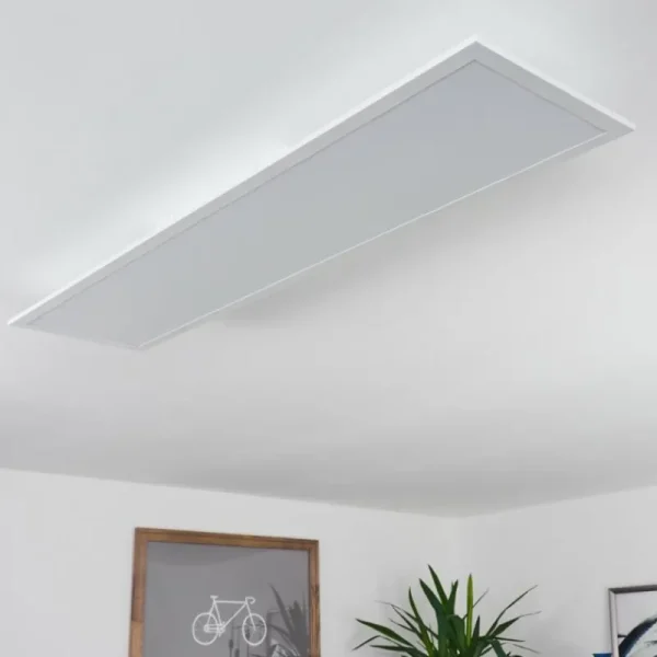 hofstein Plafonnier Sordos LED Blanc, 1 lumière, Détecteur de mouvement* Lampes Modernes