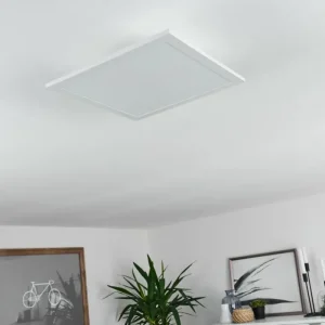 hofstein Plafonnier Sordos LED Blanc, 1 lumière, Détecteur de mouvement* Lampes Modernes