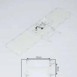 hofstein Plafonnier Sordos LED Blanc, 1 lumière, Détecteur de mouvement* Lampes Modernes