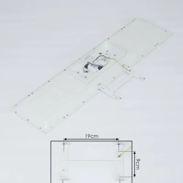 hofstein Plafonnier Sordos LED Blanc, 1 lumière, Détecteur de mouvement* Lampes Modernes