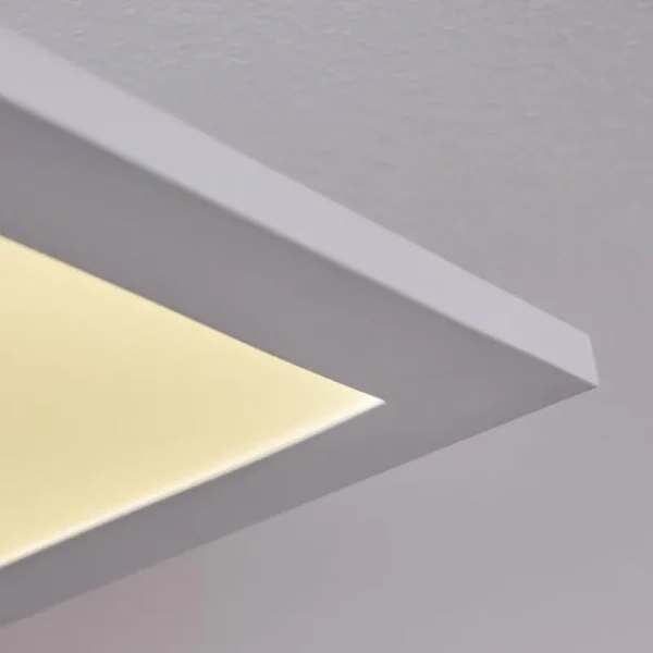 hofstein Plafonnier Sordos LED Blanc, 1 lumière, Détecteur de mouvement* Lampes Modernes