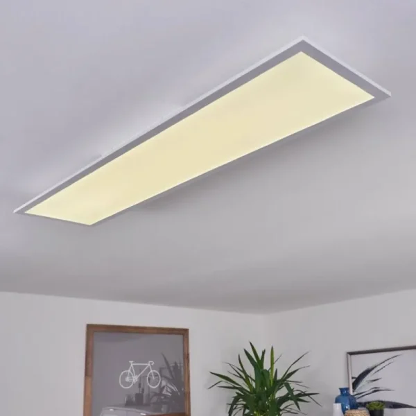 hofstein Plafonnier Sordos LED Blanc, 1 lumière, Détecteur de mouvement* Lampes Modernes