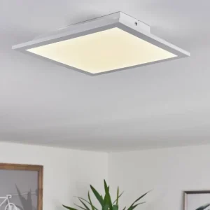 hofstein Plafonnier Sordos LED Blanc, 1 lumière, Détecteur de mouvement* Lampes Modernes