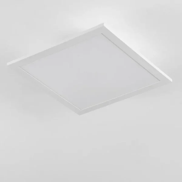 hofstein Plafonnier Sordos LED Blanc, 1 lumière, Détecteur de mouvement* Lampes Modernes