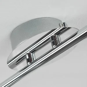 hofstein Plafonnier Stranderod Chrome, 2 lumières* Lampes Modernes