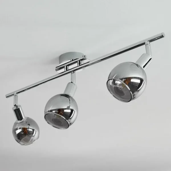 hofstein Plafonnier Stranderod Chrome, 3 lumières* Lampes Modernes