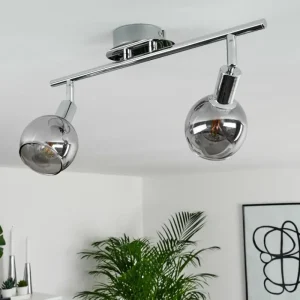 hofstein Plafonnier Stranderod Chrome, 2 lumières* Lampes Modernes